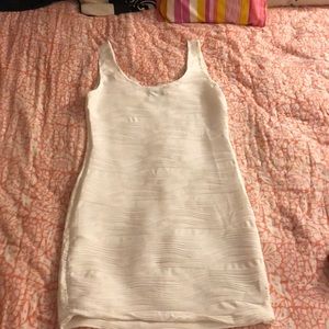 White bodycon dress